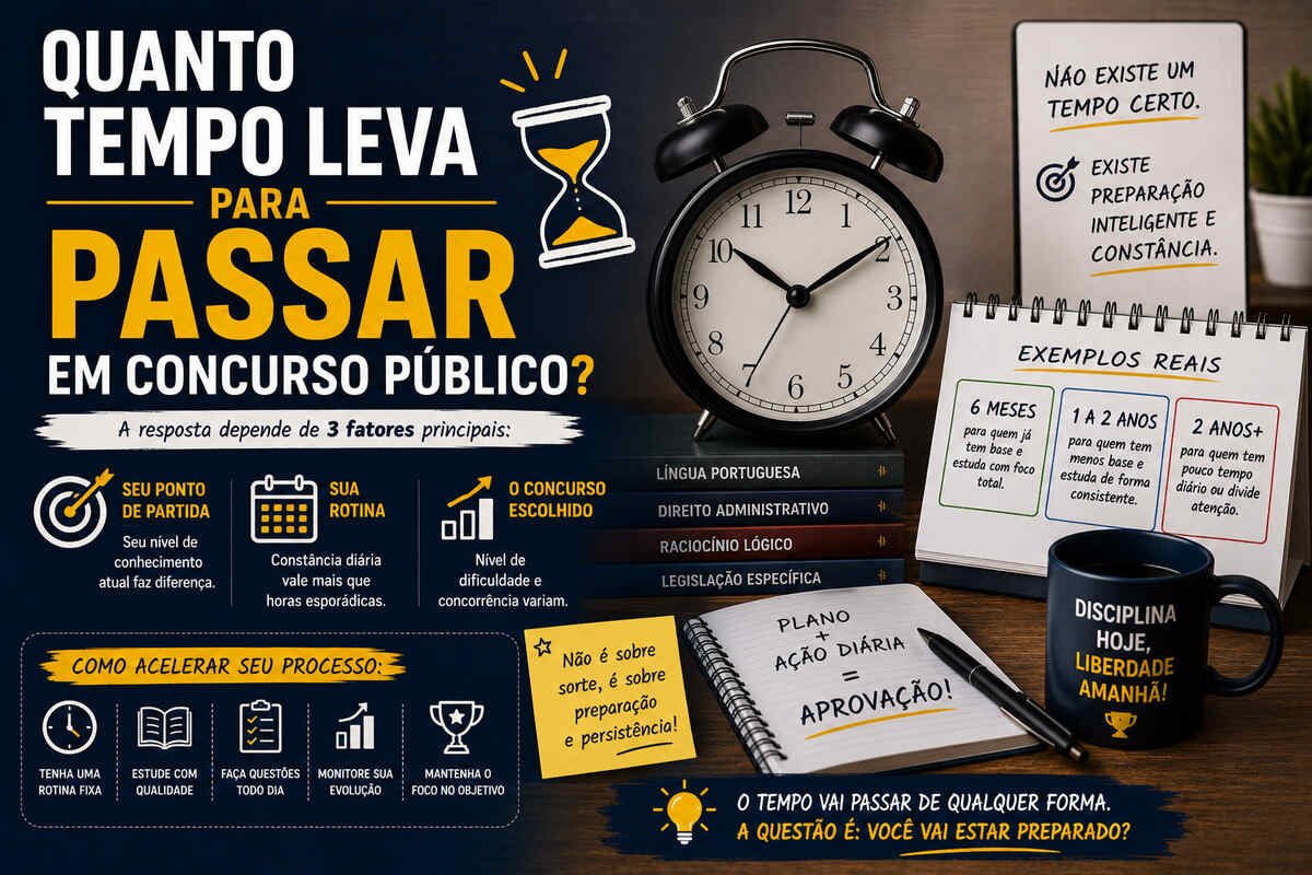 Quanto Tempo Leva para Passar em Concurso Público?